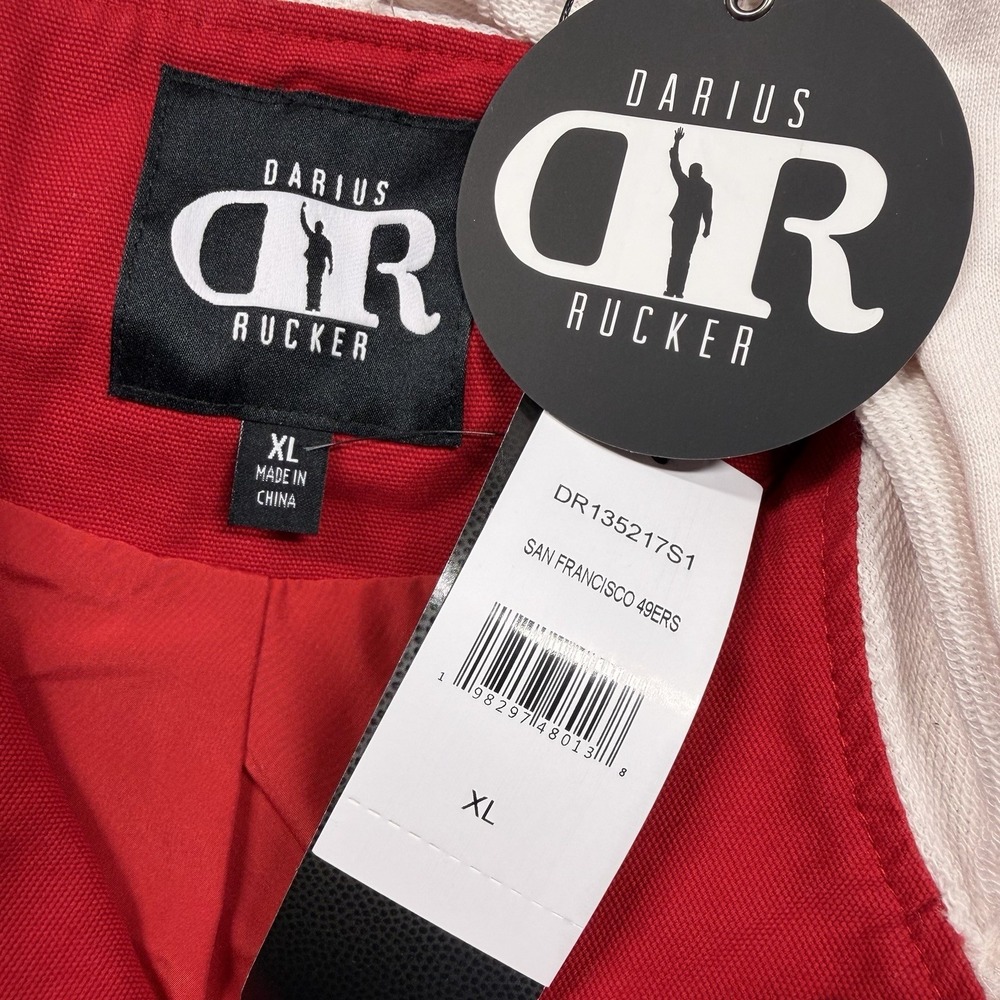 Darius Rucker Collection x Fanatics SF 49ers Full-Snap Hoodie Jacket – Size XL - Picture 3 of 11